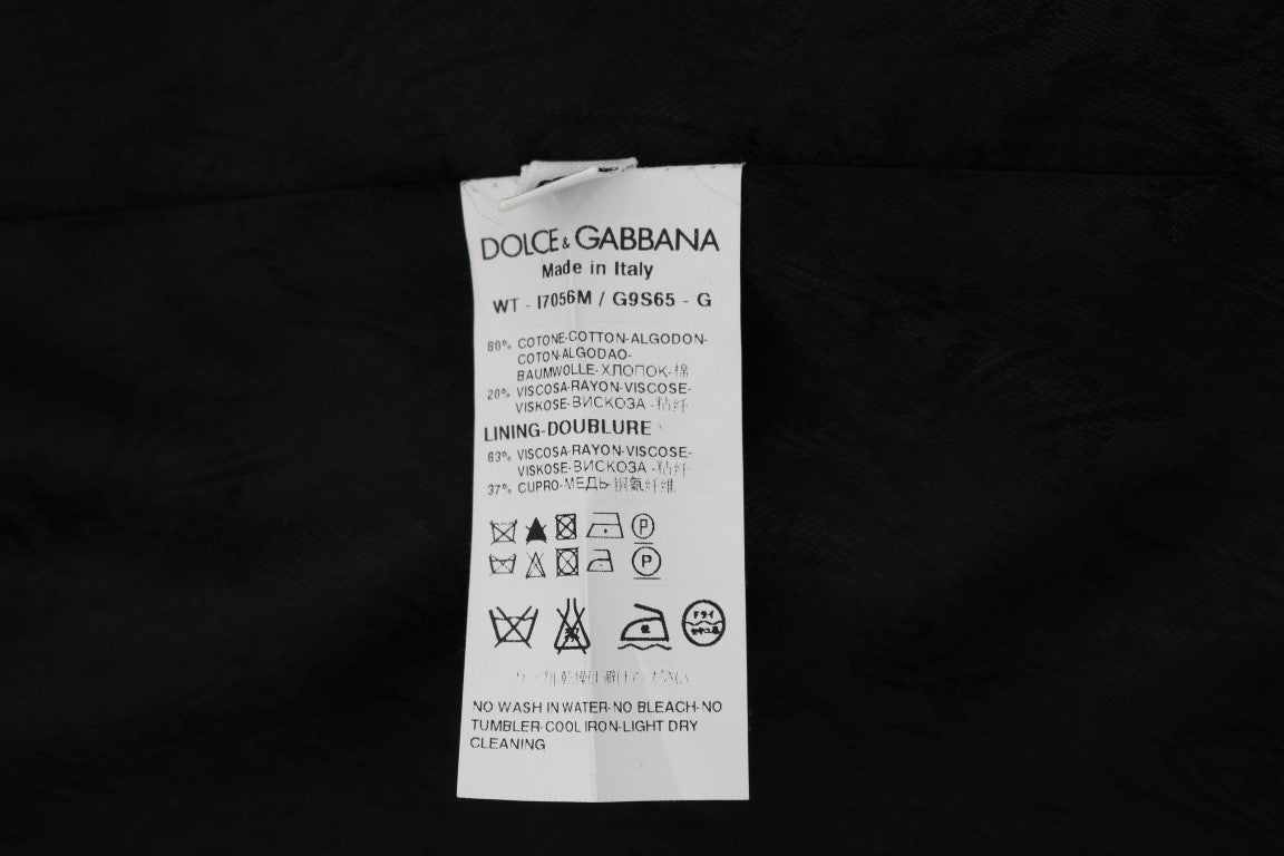 Dolce & Gabbana Black STAFF Cotton Vest