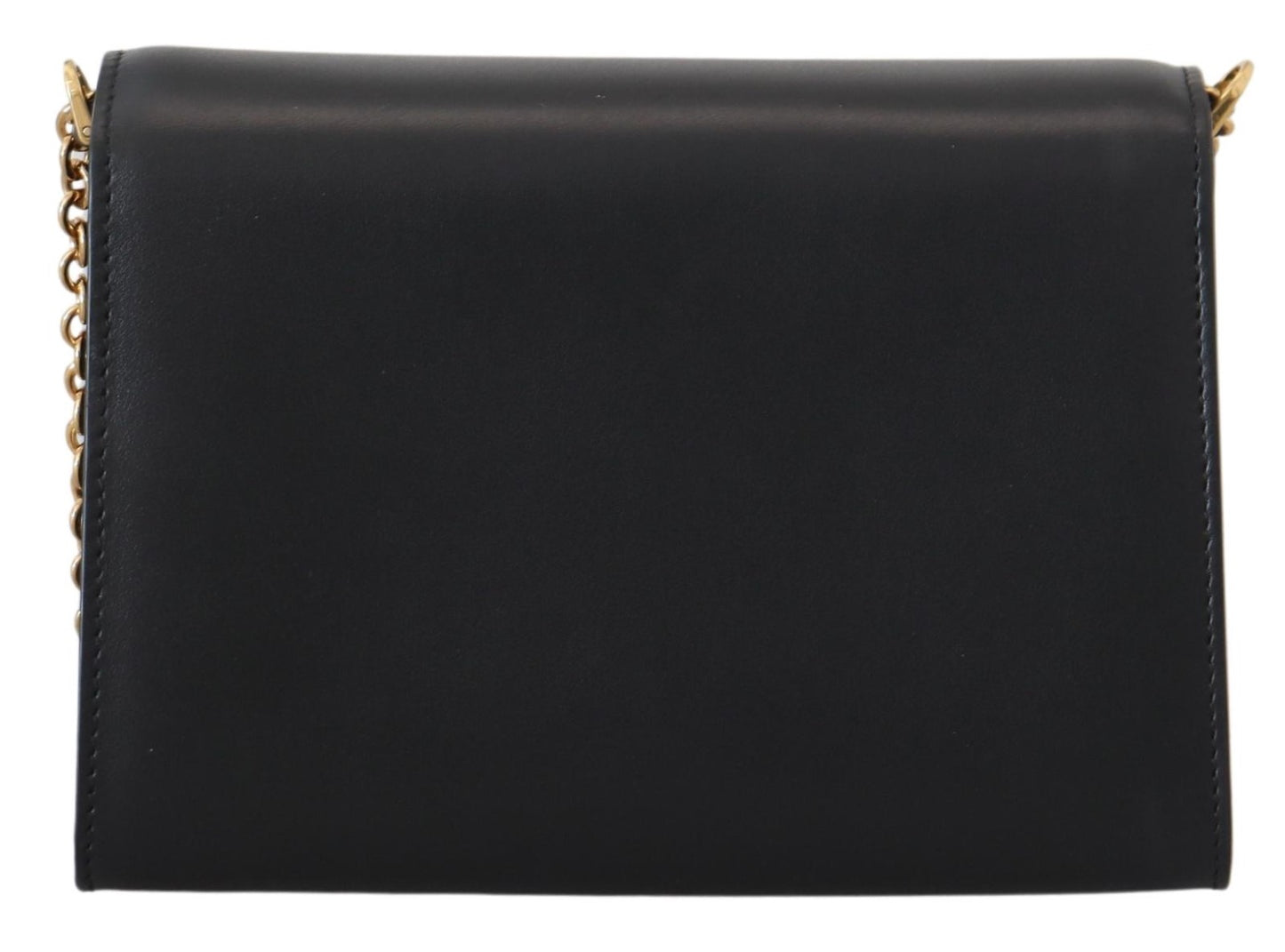 Black Small WELCOME Leather Crossbody Bag