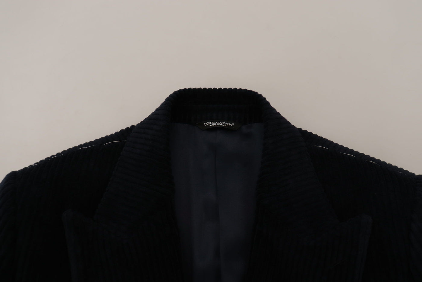 Dolce & Gabbana Black Cotton Cardigan Long Coat Men Jacket