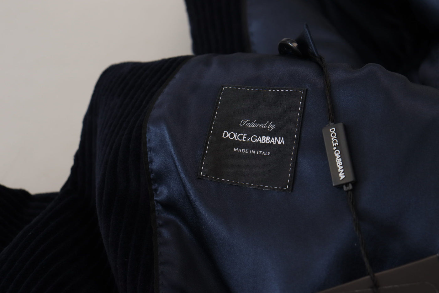 Dolce & Gabbana Black Cotton Cardigan Long Coat Men Jacket