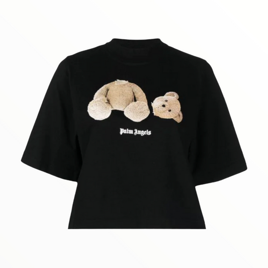 Palm Angels Cropped Teddy Bear T-shirt