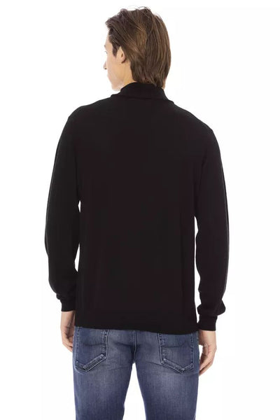 Baldinini Trend Chic Turtleneck Sweater with Signature Monogram