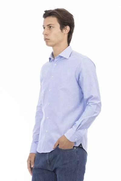 Baldinini Trend Light-blue Cotton Shirt