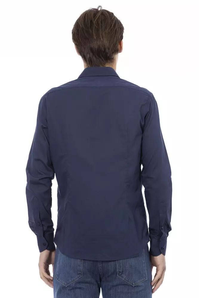 Baldinini Trend Sleek Italian Cotton Slim Fit Shirt