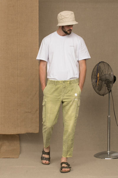 Don The Fuller Green Cotton Jeans & Pant