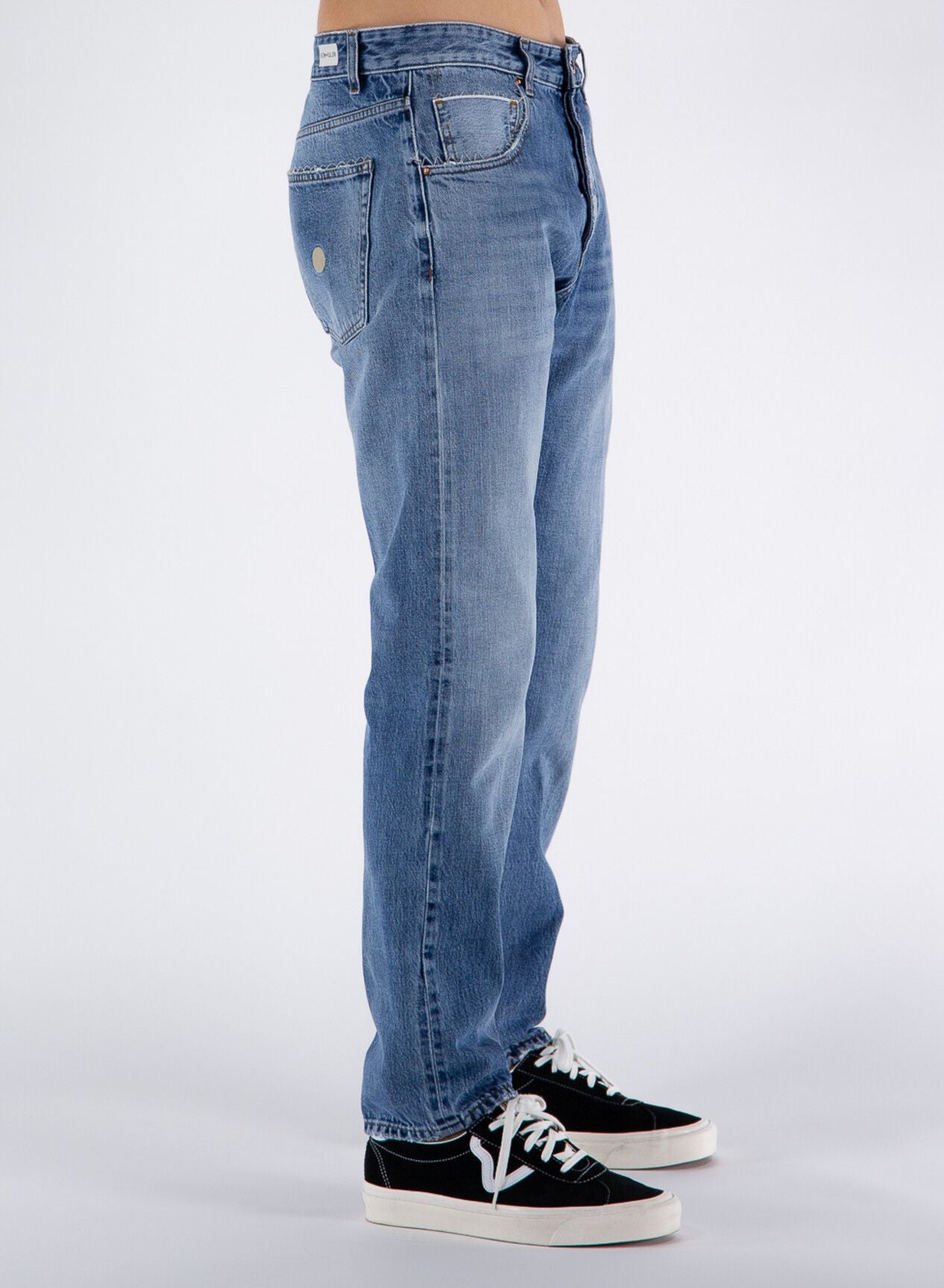 Don The Fuller Blue Cotton Jeans & Pant