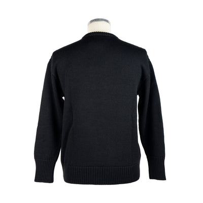 Comme Des Fuckdown Black Wool Sweater