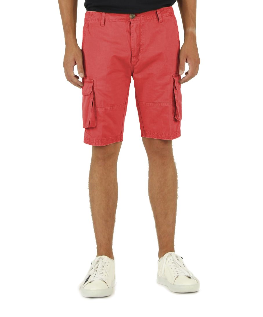 Fred Mello Red Cotton Short