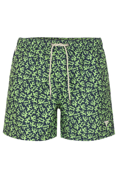 Fred Mello Summer Vibes Green Beach Shorts for Men