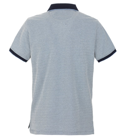 Fred Mello Blue Cotton Polo Shirt