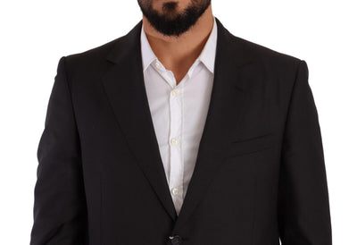 Domenico Tagliente Dark Gray Single Breasted Formal Suit
