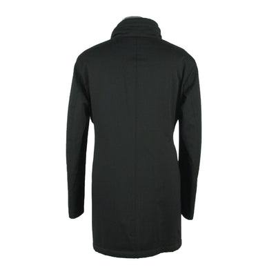Made in Italy Black Wool Vergine Jacket